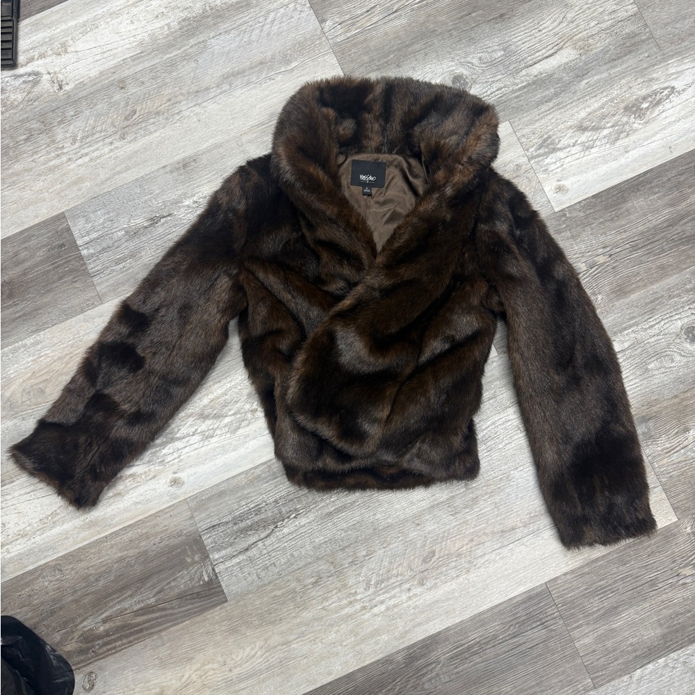 Mossimo Supply Co. Brown Teddy Jacket